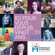20e rapport annuel de l’Ombudsman de Montréal :  L’OdM franchit le cap des 30 000 dossiers traités